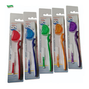 Private label spazzolino ortodontico per adulti spazzolino interdentale igiene orale - Product Image 1