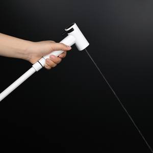 Bidé de Pared con Rociador de Mano <span class=keywords><strong>para</strong></span> Mujer, Elegante, de Latón Blanco, con Dispensador de Toallas de Papel - Product Image 5