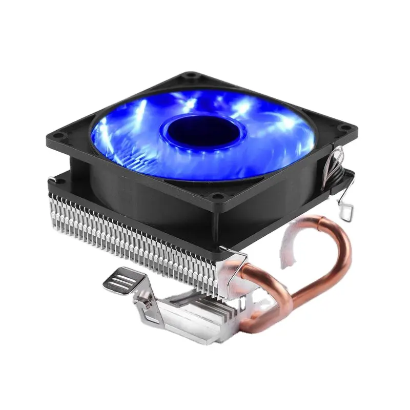 Thiết kế chung CPU tản nhiệt 775/115x1366 downblow 4 màu đồng ánh sáng CPU Fan Inter AMD tản nhiệt quạt làm mát