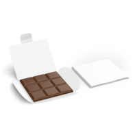Emballage en boîte en papier écologique, emballage de barre chocolatée, boîte d'affichage en papier pour chocolat
