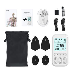 Masajeador corporal de doble canal unidad TENS equipo de fisioterapia estimulador TENS EMS estimulador muscular de pulso para aliviar el dolor - Product Image 5