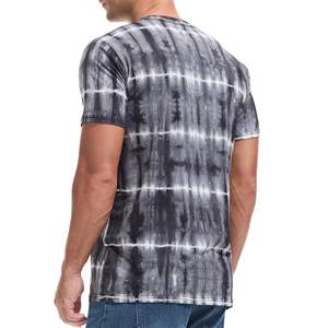 Vente en gros T-shirt rétro pour hommes en coton lourd imprimé vieilli avec logo personnalisé mode urbaine - Product Image 3