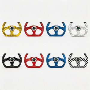 Volant de course personnalisé avec graffitis, 13 pouces (330 mm), graphisme personnalisé, peint, pour karting, VTT, jeux de simulation de course - Product Image 5