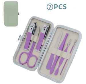 Outils de beauté professionnels en acier inoxydable personnalisés, lime à pieds, coupe-ongles, ciseaux de pédicure, <span class=keywords><strong>mini</strong></span>-ensemble de soins des ongles, ensemble de <span class=keywords><strong>manucure</strong></span> pour salon - Product Image 4