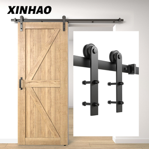 SKYSEN 2M/6.6FT Kit Ferramenta Scorrevole a I <span class=keywords><strong>per</strong></span> Porte Scorrevoli Esterne in <span class=keywords><strong>Legno</strong></span> - Vendita all'Ingrosso - Product Image 2