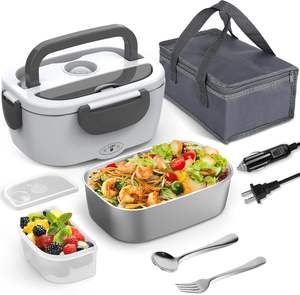 Boîte à lunch électrique en vente chaude en Espagne, chauffe-aliments portable, boîte à lunch en acier inoxydable 304 - Product Image 1