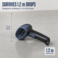 Lecteur de codes-barres 2D USB sans pilote avec sortie clavier et alimentation 5V pour terminaux de point de vente en magasin de détail