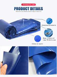 <span class=keywords><strong>Lona</strong></span> de PVC Reforzada con Bordes Reforzados, Resistente a Desgarros, Recubierta de Vinilo, <span class=keywords><strong>para</strong></span> Camiones - Product Image 2