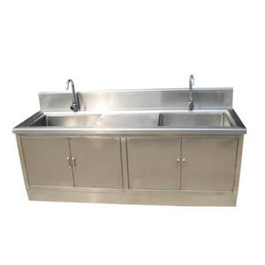 Fregaderos de triple cuenco de acero inoxidable a precio de fábrica VICTORY KITCHEN, fregadero de cocina inteligente inox para otros suministros para hoteles y restaurantes - Product Image 3