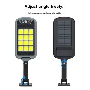 Lampada Stradale <span class=keywords><strong>a</strong></span> Sensore <span class=keywords><strong>Solare</strong></span>, Illuminazione LED Integrata Impermeabile per Esterni, Lampada da Parete per Cortile - Product Image 5