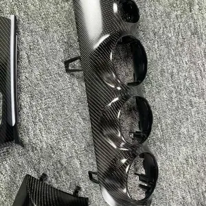 Reemplazo de Panel de Consola Central y Molduras Interiores de Fibra de Carbono Real para Mercedes Benz CLA W177 A180 A200 - Product Image 4