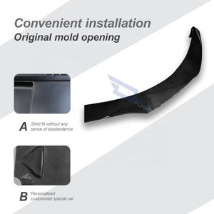 Para Infiniti 14-20 Q50 V37 400R SKYLINE VARS estilo fibra de carbono parachoques delantero LABIO (400R parachoques delantero uso solamente) - Product Image 3