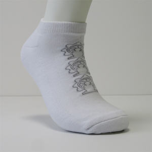 कस्टम निर्मित लोगो उच्च गुणवत्ता वाली महिलाओं के निम्न-कट मोजे कपास जैक्वार्ड सर्दियों के मौसम में घने टखने के मोजे - Product Image 6