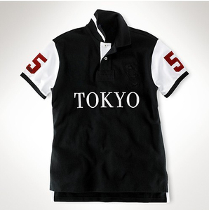 <span class=keywords><strong>Polo</strong></span> de hombre casual para oficina, 100% algodón, de secado rápido, manga corta, con logo bordado/botones, estampado urbano, para <span class=keywords><strong>golf</strong></span> - Product Image 6