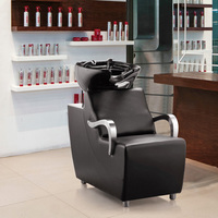 BEIMENG Fauteuil de lavage moderne de luxe pour salon, avec bac en céramique, fauteuil de lavage à dossier inclinable, mobilier de salon de coiffure en gros, équipement de spa