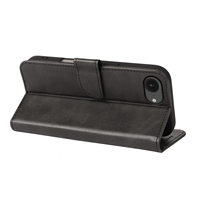 Étui de téléphone magnétique de luxe en cuir pour iPhone 18 Pro Max 17 Pro 17e 16e 15 14 Plus 13, portefeuille avec rabat et support intégré
