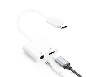 Adaptateur audio USB Type C vers 3,5 mm avec charge rapide PD, <span class=keywords><strong>prise</strong></span> casque et convertisseur de charge pour smartphone - Product Image 3