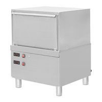 Kleine Halbautomatische Geschirrspülmaschine für Gläser und Teller in Restaurant, Bar und Küche