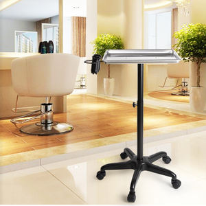 Carrito de Peluquería Metálico para Salón de Belleza, Herramientas de Spa, Bandeja de Aluminio Ajustable, Venta al Por Mayor - Product Image 2