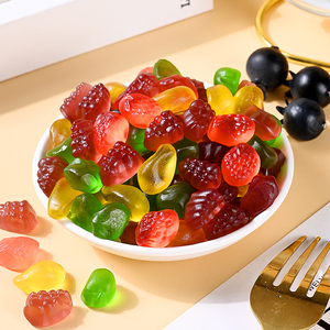 Caramelle Gommose Halal all'ingrosso a Forma di <span class=keywords><strong>Animali</strong></span> Cartoon, Gusto Frutta Aspro, Assortite Arcobaleno, 1000g - Product Image 4