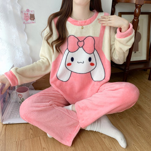 <span class=keywords><strong>Pijama</strong></span> de Invierno Suave de Dos Piezas, Ropa de Dormir, <span class=keywords><strong>Pijama</strong></span> Kt My Cute para Mujer - Product Image 4