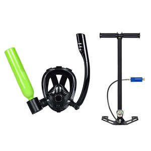 Mini ensemble de réservoir d'air de plongée sous-marine <span class=keywords><strong>masque</strong></span> de plongée haute pression cylindre d'<span class=keywords><strong>oxygène</strong></span> <span class=keywords><strong>bouteille</strong></span> compacte en aluminium respiration sous-marine Portable - Product Image 3