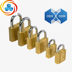 Candado de Seguridad Universal con Llave, Personalizable con Logotipo, Impermeable, de Latón, con Doble Palanca Antirrobo, Accesorio Práctico para Viajes - Product Image 1