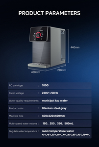 7L Bể lớn nhiệt tức thời nước quả với 4 giai đoạn RO lọc <span class=keywords><strong>Countertop</strong></span> thẩm thấu ngược UV hệ thống lọc nước - Product Image 4