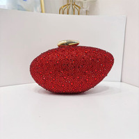 Sac de soirée classique tendance transfrontalier euro-américain, pochette rigide en acrylique vintage avec poignée métallique, sac à bandoulière en coton