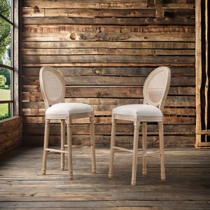 Chaise <span class=keywords><strong>de</strong></span> salle à manger moderne <span class=keywords><strong>style</strong></span> français <span class=keywords><strong>Louis</strong></span> <span class=keywords><strong>XV</strong></span> en bois massif chaise <span class=keywords><strong>de</strong></span> bar antique à dossier rond pour la maison, le <span class=keywords><strong>bureau</strong></span> et l'hôtel - Product Image 6