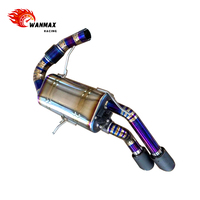 Silencieux d'échappement Valvetronic aspect titane pour BMW I8 I12 I15 Coupé Roadster 1.5T 2014+ Bleu Brûlé Performance Performance Pipe