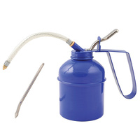 Pompe à huile à levier 250Ml distributeur de graisseur en métal 250CC huile de lubrifiant en acier à main peut pompe à doigt hydraulique avec buse flexible