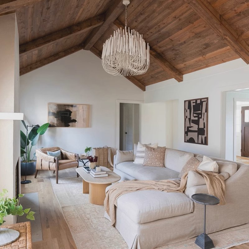 white and black chandelier