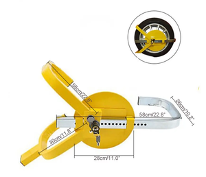 Pince d'alignement de roue de haute sécurité antivol serrure de pneu de voiture de l'usine produit essentiel de chaussée - Product Image 3