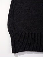 Suéter de punto informal de estilo callejero para hombre con texto de diseño de marca con logotipo impreso personalizado 100% algodón cuello redondo suéter de punto Suelto