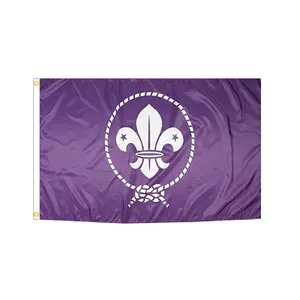 Factory Directly Supply 3x5FT scout banner Hot Selling High Quality Best Price 150x90cm Scout Flag