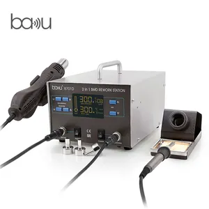 Hot selling BAKU 2 in 1 smd hot air gun soldering rework station with high quality ba-8701D Mobile Phone Repair Equipment