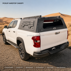 Capot rigide imperméable en acier/aluminium 4x4 pour Ford Ranger RAM 1500 Toyota Hilux Tacoma Tundra GMC Sierra - Product Image 2