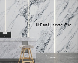 Panneaux muraux en marbre, bambou et charbon de <span class=keywords><strong>bois</strong></span>, <span class=keywords><strong>feuille</strong></span> UV en marbre, design moderne pour décoration intérieure - Product Image 5