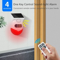 Système d'alarme de sécurité domestique sans fil wi-fi, capteur 433MHz, sirène solaire, application Tuya, extérieur, étanche, détecteur de mouvement PIR humain
