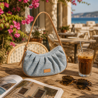 Sac bandoulière de luxe pour femme avec chaîne à boutons métalliques, nouveau style décontracté et tendance, logo personnalisé, grands sacs à main pour femme, voyage