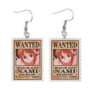 ต่างหูอะนิเมะยอดนิยมต่างหูคอสเพลย์ Nami Luffy <span class=keywords><strong>Zoro</strong></span> ต่างหูเรซิ่นเลียนแบบความคิดสร้างสรรค์ของตราประทับต่างหูอะคริลิค - Product Image 5