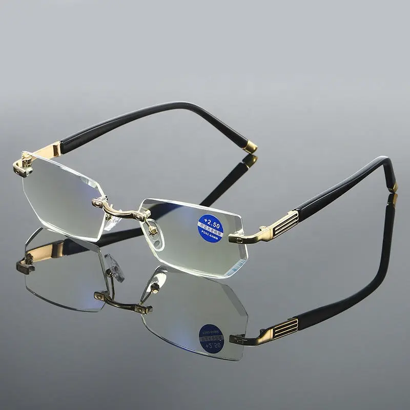 2022新しいアンチブルーライトグラスアンチブルーライトリムレスグラスリーダー老眼鏡