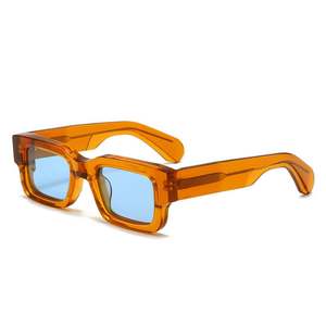 Gafas de Sol Polarizadas con Logotipo Personalizado 2025, Montura Pequeña y Gruesa, Protección UV400, Gafas de Sol Cuadradas de Acetato para Hombre y Mujer - Product Image 5