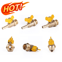 Vanne à boisseau sphérique forgée IFAN OEM de 1/2 pouce avec poignée papillon pour gaz propane, vanne à gaz en laiton