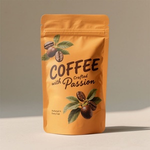 Sacs d'emballage en gros personnalisés avec logo imprimé, sacs à fermeture éclair pour thé, noix, biscuits, sacs d'emballage en plastique, sacs en aluminium, sacs transparents pour café - Product Image 5