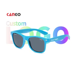 نظارات شمسية من مصنع CANGO رخيصة الثمن للجنسين متعددة الألوان تحت الأشعة فوق البنفسجية 400 نظارات شمسية تدوم عطلة عيد الميلاد نظارات شمسية بشعار مخصص