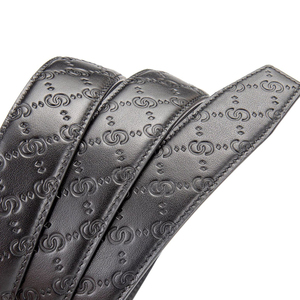<span class=keywords><strong>Ceinture</strong></span> décontractée pour <span class=keywords><strong>homme</strong></span> en cuir véritable <span class=keywords><strong>de</strong></span> vachette à motif crocodile, 3,5 cm, réglable en longueur, sans <span class=keywords><strong>boucle</strong></span>, vente en gros - Product Image 3