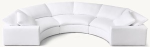 Muebles de Sala de Estar Modernos de Alta Calidad, Sofá Modular Seccional Blanco Estilo Nube - Product Image 2