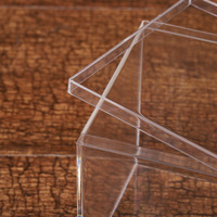 Boîte de rangement et de présentation de bonbons en acrylique transparent de qualité alimentaire, personnalisée, petite, carrée, en forme de cube, 2x2, 3x3, 4x4, en plexiglas PMMA, avec couvercle